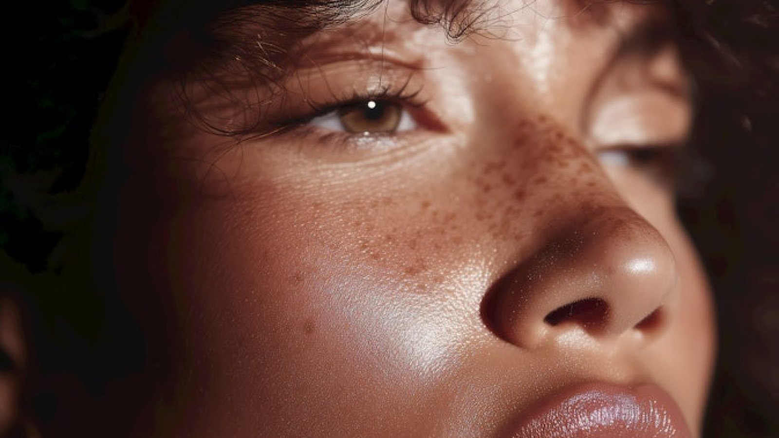 Freckled Portrait Glow